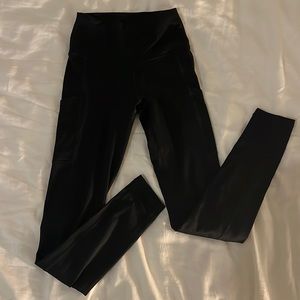 Aerie Chill Play Move Black Workout Leggings